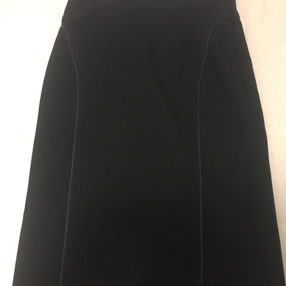 H&M Black Pipe Detailed Pencil Skirt